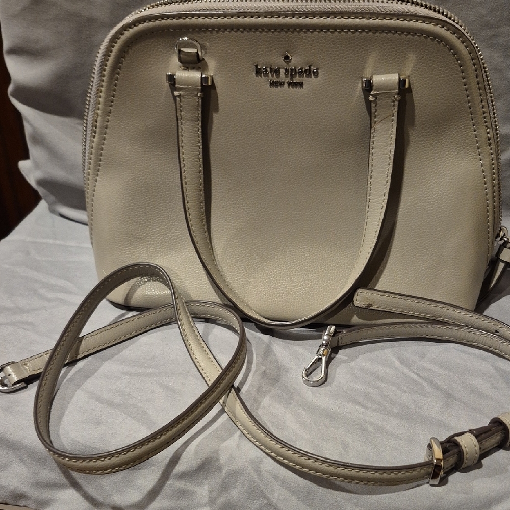 Kate Spade Light Gray Crossbody Bag